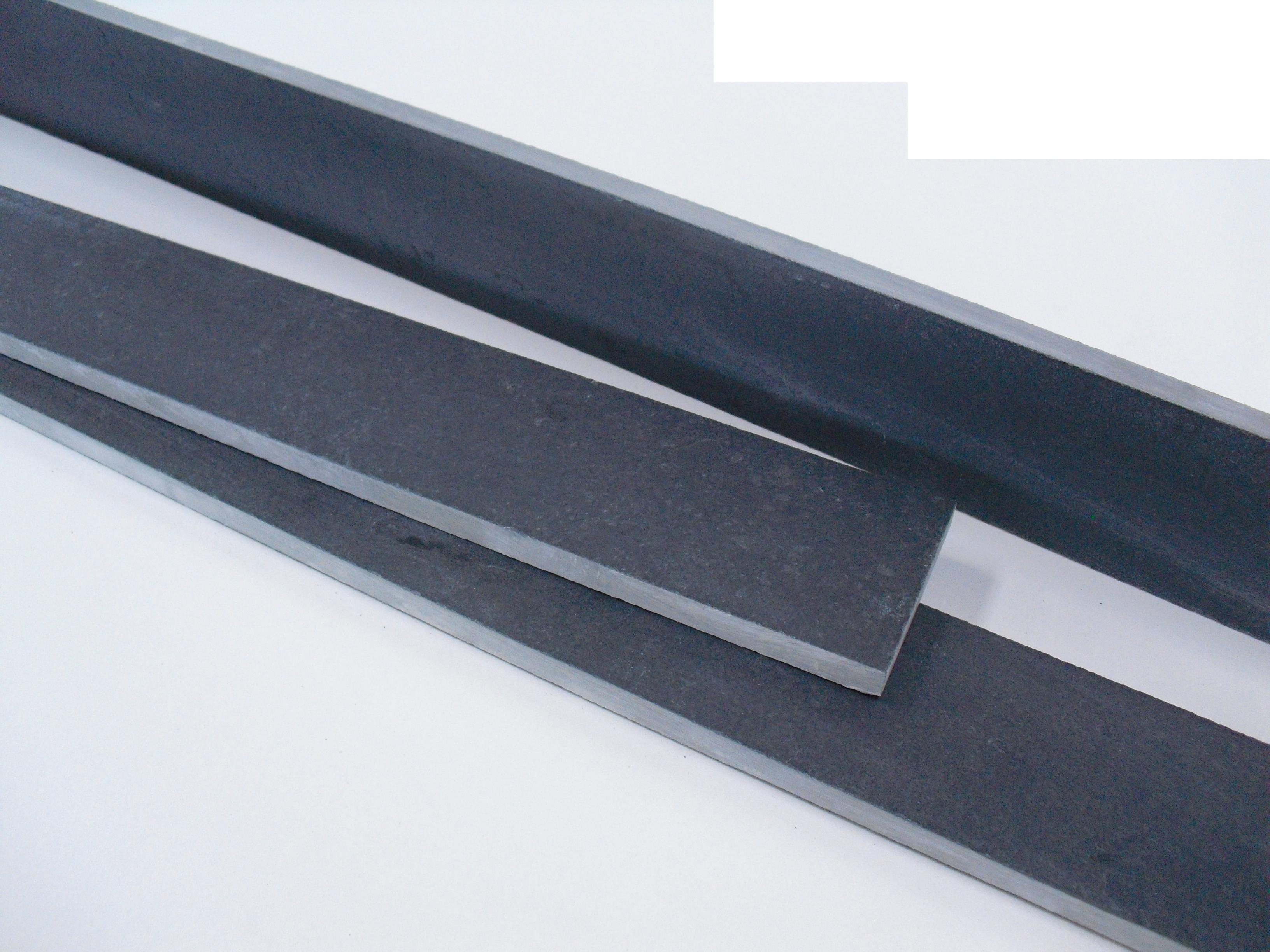 Schiefer - Sockel Absolute Black schwarz Naturstein 6x1 cm 