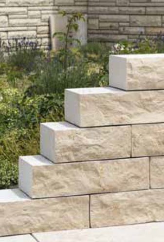 Mauersteine FRANKA Typ B: 25x22x15 cm Kalkstein gala® Mauerwerk Trockenmauer