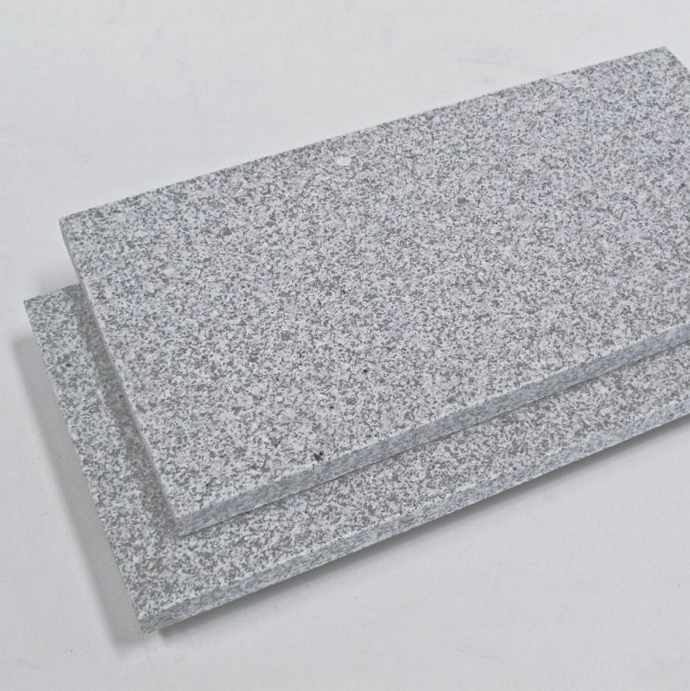 Padang Cristall Bodenplatten grau Granit Naturstein 60x40x3 cm